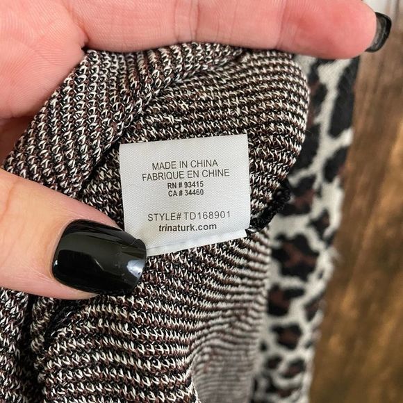 Trina Turk Huxley Leopard Print Fit & Flare Dress - Picture 8 of 8